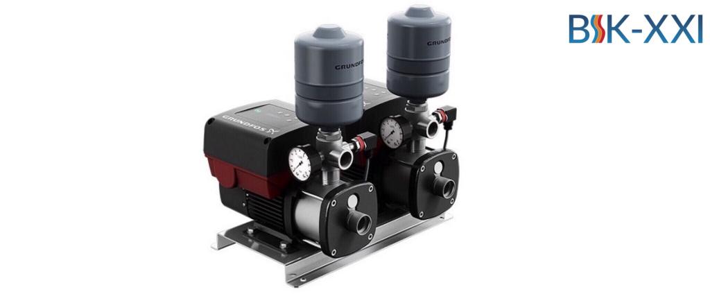 Насосная установка повышения давления Grundfos Cmbe Twin — лучшее решение для водоснабжения.
