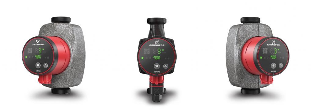 Циркуляционные насосы Grundfos Alpha3 — инновационный насос для отопления Грундфос Альфа. 